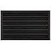 GRIP MASTER Durable, All-Natural Rubber Commercial Grade Door Mat, Large (29x17) Boot Scraper Doormat, Indoor Outdoor Mats, Waterproof, for Inside/Outside, Low-Profile, Easy Clean (Black Lines)