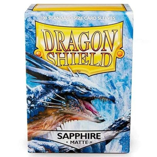 Image of Dragon Shield Matte Sapphire Standard Size 100 ct Card Sleeves Individual Pack