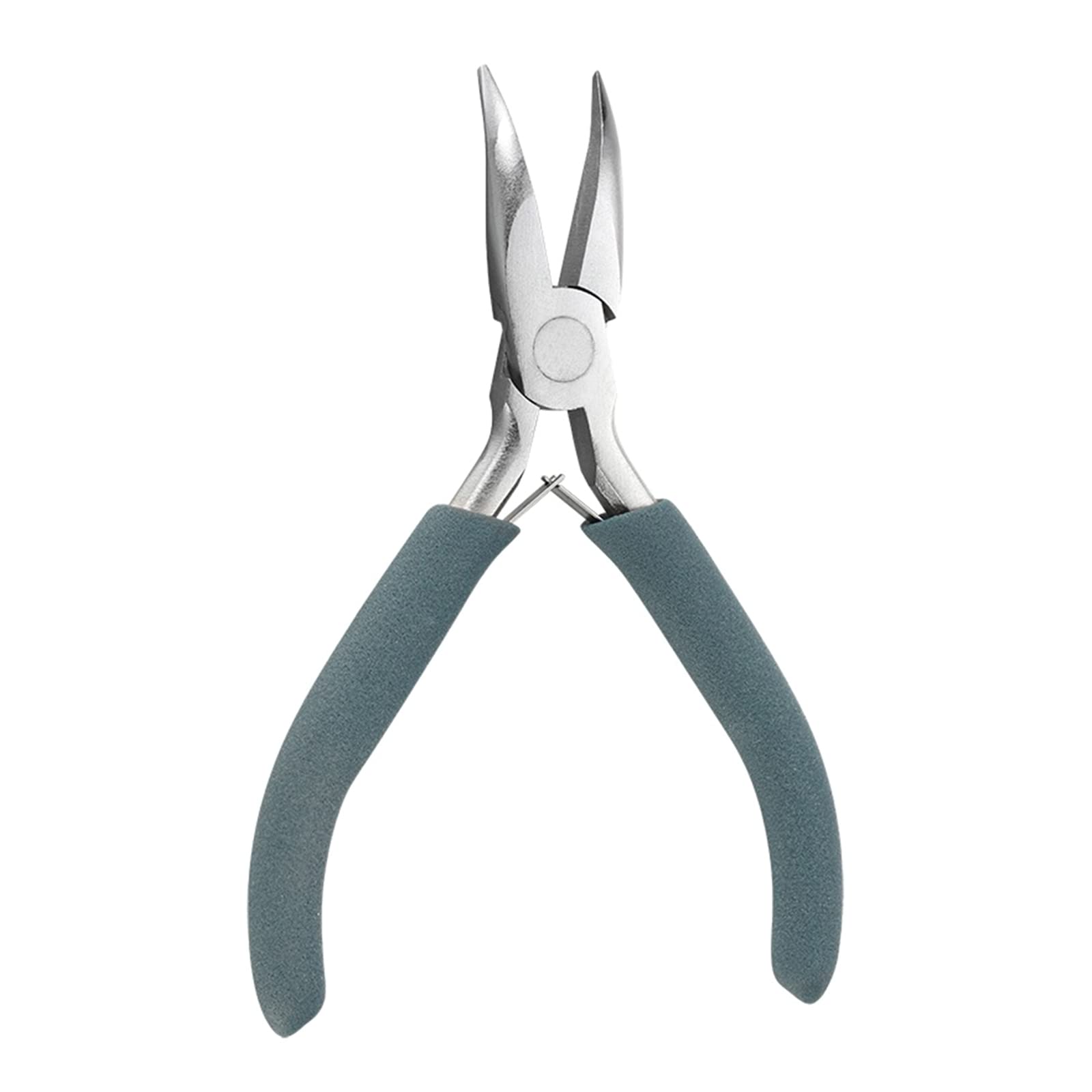 Chain Jewelry Pliers Flat Nose Jaw Pliers Wire Looping-Forming Jewelry Finding Making for-Loops Jump-Rings Wire Crimping Bead Crimping for Hair Making Tool Fishing Electrical Stainless-Steel Nose &