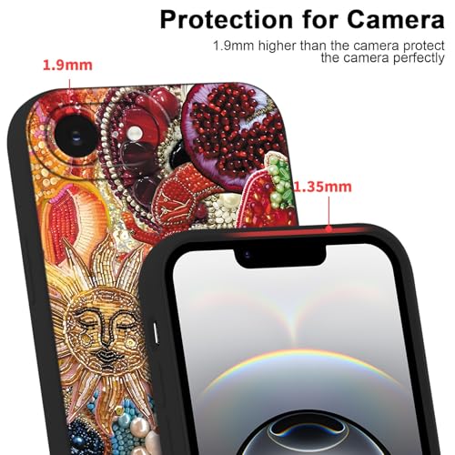 Coque iPhone 17 collage bijoux vintage impression d'art et fruits du soleil