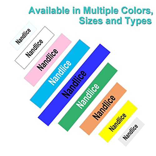 Nandlice 3x Etichette di Ricambio Compatibile per