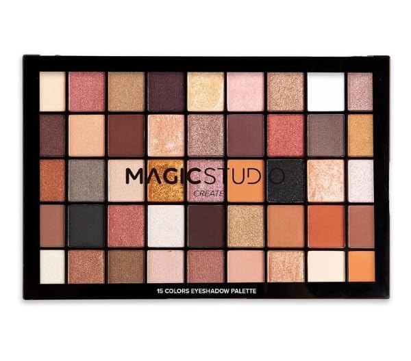 Aquarius Magic Studio 45 Eyeshadows Palette, Multicolor