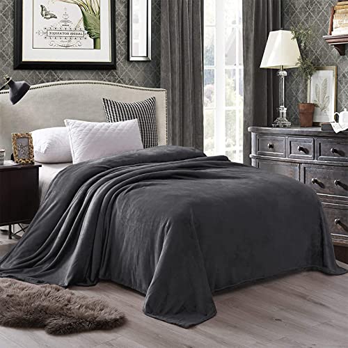Exclusivo Mezcla Fleece Blanket Double Size for Bed Super Soft and Warm, All Season Use, Cozy, Plush, Lightweight, 150x200 CM