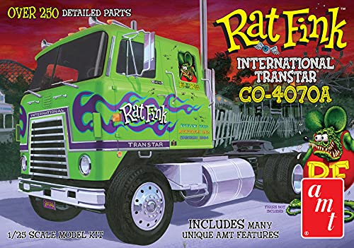 AMT IH Transtar CO-4070A Tractor Hauler - Rat Fink 1:25 Scale Model Kit