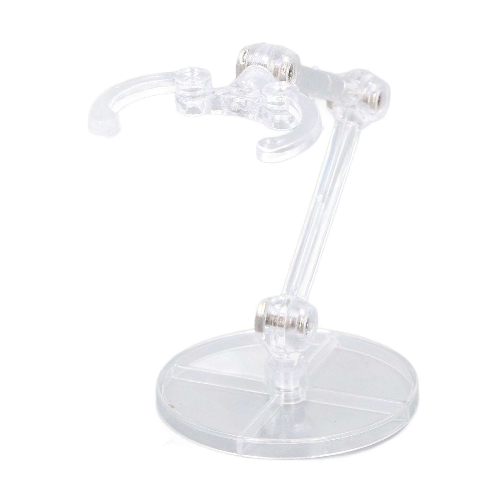 Soportes para Muñecas, 10 Piezas de Soporte de Exhibición de Figuras de Acción para Modelos de 6 Pulgadas con Soporte Ajustable, Compatible con la Serie de Muñecas Móviles con (Transparente)