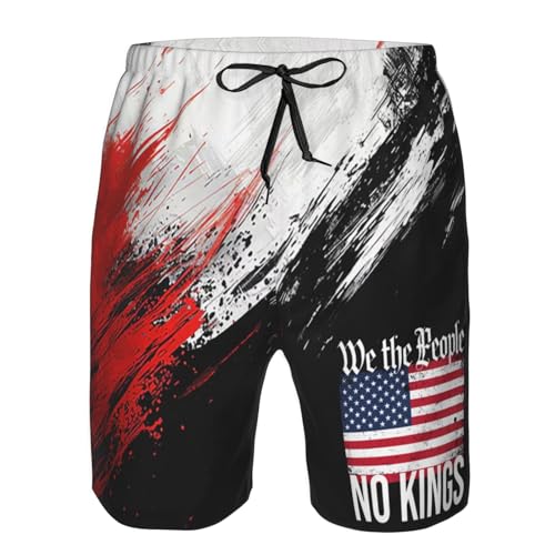Board Shorts No Kings in America Mens Swim Trunks Quick Dry Swim Shorts Beach Short Summer Swimwear with Pockets2