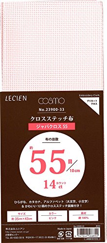 ルシアン ジャバクロス55 プリカットクロス ピンク 23900-33