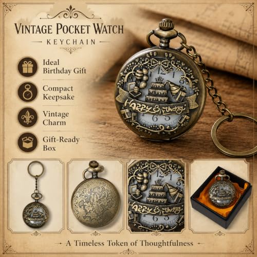 Image of Antique Bronze Pocket Premium Vintage Theme Metallic Home Key Chain & Key Rings | Best Gift for Men, Woman, Boys & Girls on their Special Occassions