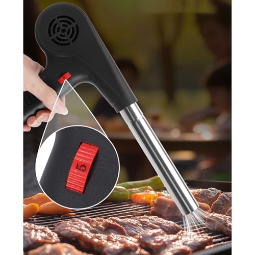 Ventilateur de barbecue manuel avec buse métal pour braises rapides - 4
