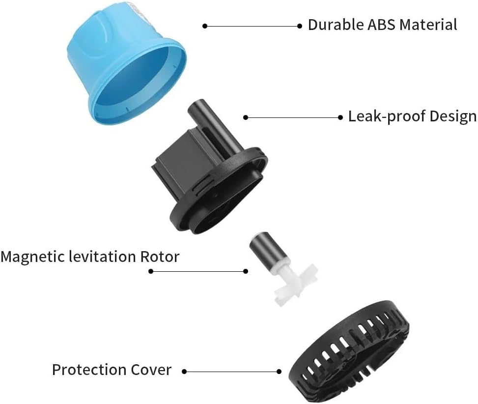 Electric Submersible Pump 10/18/25/45/60/85/105W 600-4500L/H Submersible Water Pump 220V Aquarium Fish Pond Tank Spout Marin Temperature Control Clean Sump Pump (Color : 105W)