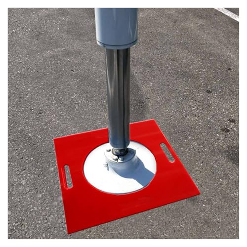 AMUFJJ Coussin stabilisateur Haute densité Stabilisateurs Rectangulaires, Stabilisateurs Empilables Et Tapis en Plastique pour Grues, Chariots Télescopiques Et Pompes À Béton(10x14in/25.4x35.6cm)