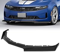 Vista 2 de Q1-TECH, 9 piezas de parachoques delantero y falda lateral difusores compatibles con Chevy Camaro LT/LS/RS/SS 2016-2024, alerón de cuerpo