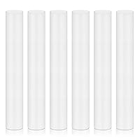 Vista 10 de Fundas de plástico blanco de 2.6 pulgadas de alto para cubrir velas, cubiertas de enchufes de candelabros (2-5/8 pulgadas de alto / 6 piezas)