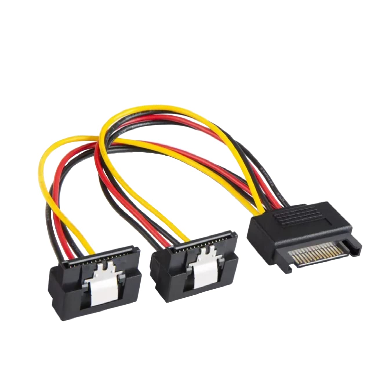See full amazon price history chart for PARUHT 1pc SATA 15 Pin Male to 2X SATA 15 Pin 90 degree Female with locking latch for HDD, SSD, DVD, PCI cards Power Splitter Cable 15cm, Black PARUHT 1pc SATA 15 Pin Male to 2X SATA 15 Pin 90 degree Female with locking latch for HDD, SSD, DVD, PCI cards Power Splitter Cable 15cm, Black (B0BFJK8V3V) Amazon Price History, Amazon Price Tracker