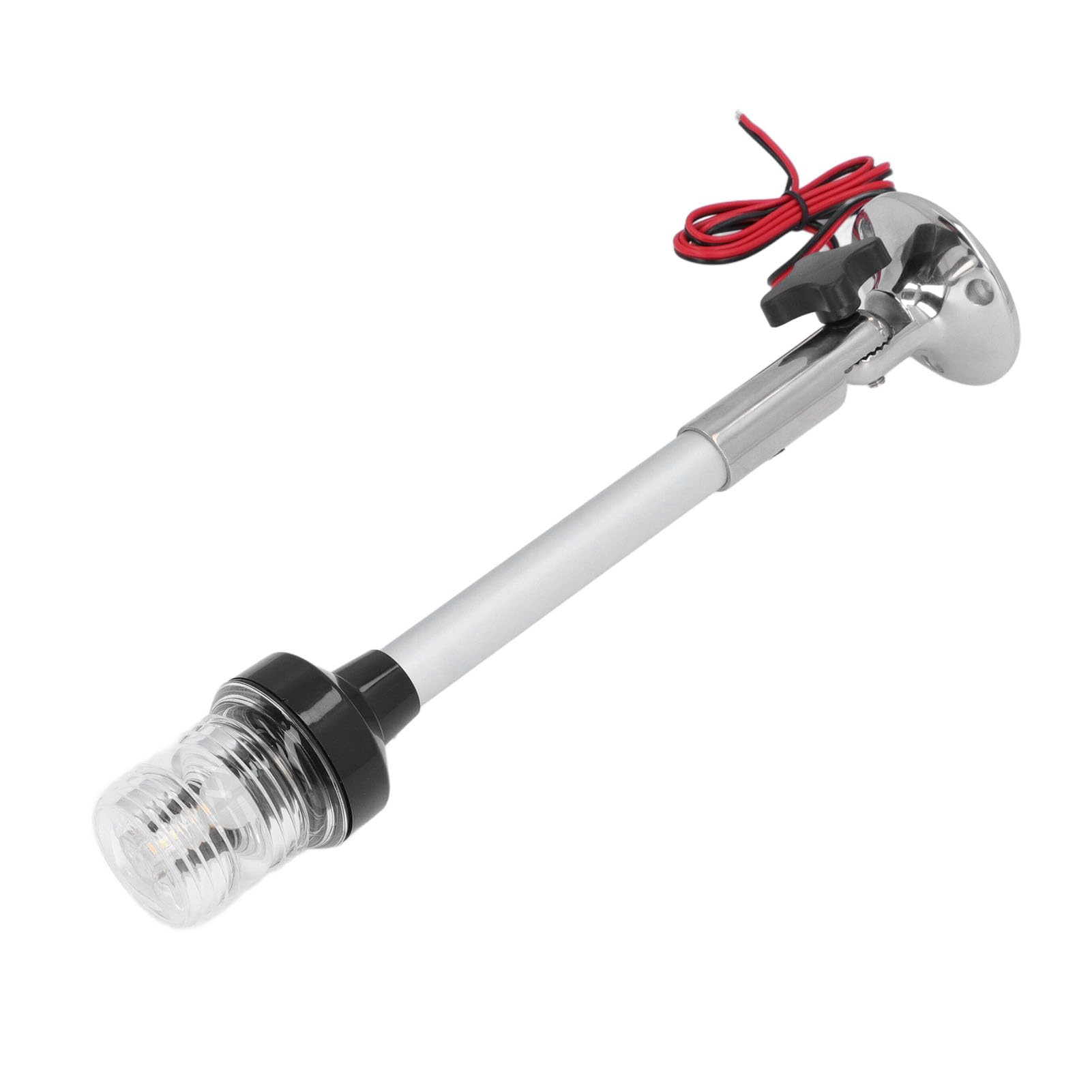 LED Piega la Luce della Poppa della Barca con Grado Marino e Design Ad Alta Efficienza Energetica, 12 Pollici 12-24VDC, IP66 Impermeabile, visibilità di 2nm, per Pescherecci Pesca a Pontone, Luce