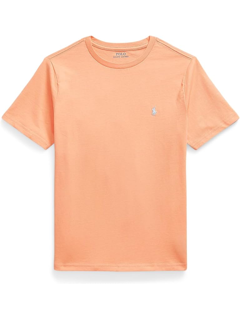 Red Polo Ralph Lauren Cotton Jersey Crew Neck Tee (Big Kid)