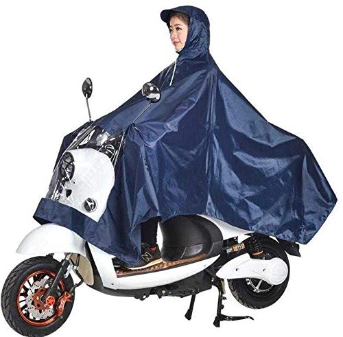 FDSAD Regen Poncho, wasserdichtes Fahrrad Fahrrad Fahrrad Regen Kap Poncho Kapuze Winddichte Regenmantel Mobilität Roller Abdeckung, für Erwachsene Radfahren und Wandern,C,XXXXL Cover