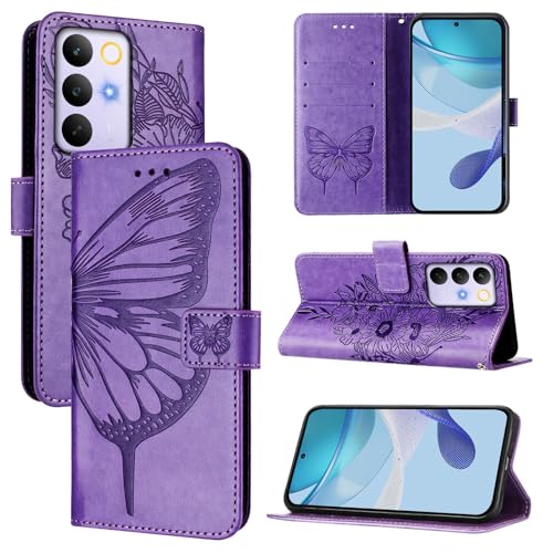 Ή@ for Oukitel C61 / C61 Pro tbvLbNX^htJ[hXbgtzveN^[Jo[ Purple