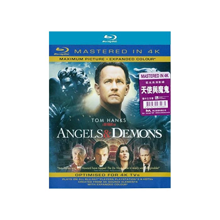Buy Angels & Demons (Mastered in 4K Region A Bluray) (Hong Kong Version) Chinese subtitled