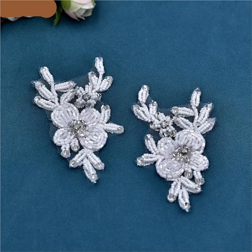 Patchs 3D appliqués chaussures à talons hauts pour robe de mariée