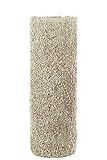 15cm x 15cm x 46cm KERZENHALTER Rock Glas/Stein WEIß EXTRA Large