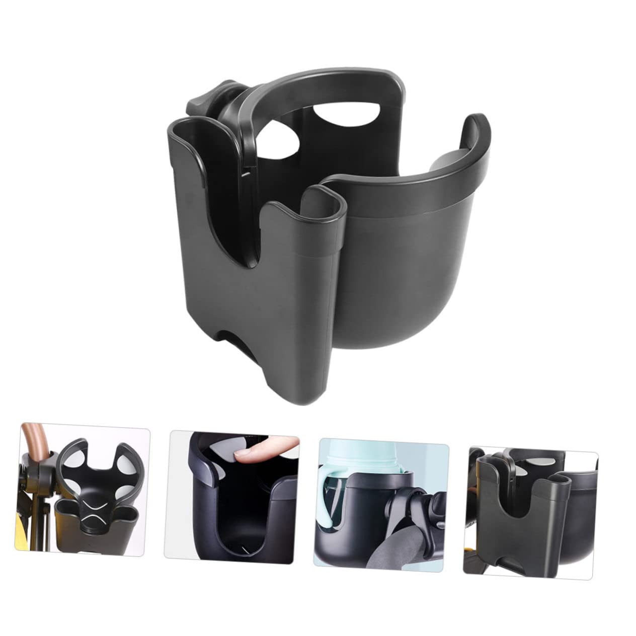 TOYANDONA 1pezzi Supporto Per Bicchieri e Bottiglie Per Passeggini Portabicchieri e Box Per Telefono Accessorio Pratico e Resistente Per Mamme Viaggio