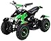 Produktbild Mini Kinder Elektro Quad ATV Cobra  Watt 36 V Pocket Quad - Original Actionbikes Motors - Saftey Touch - 3 Geschwindigkeitsstufen - Kinder Bike (Schwarz/Grün)