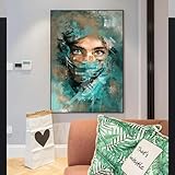 Zoom IMG-2 lsyaluck quadro su tela ritratto