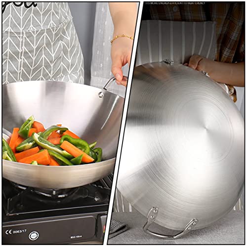 Set de Wok de Acero Inoxidable Housoutil con Asa Ergonómica miniatura 4