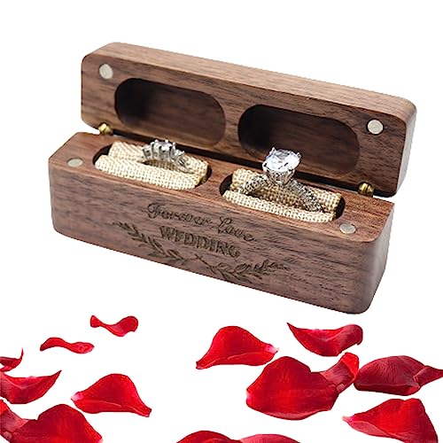 Imagen de Caja Personalizada para Anillos de Boda Cuadrada