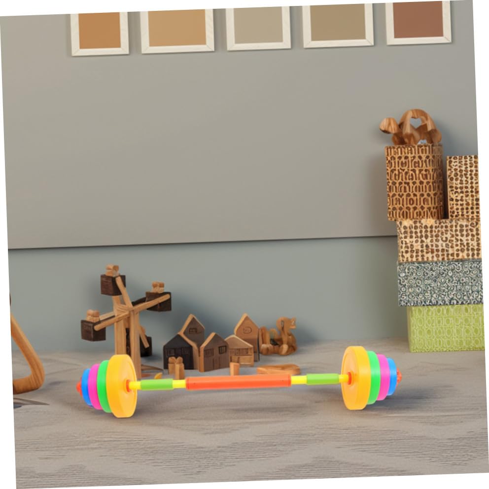 Ensemble d'haltères réglables pour musculation enfant avec mini-barres - 5