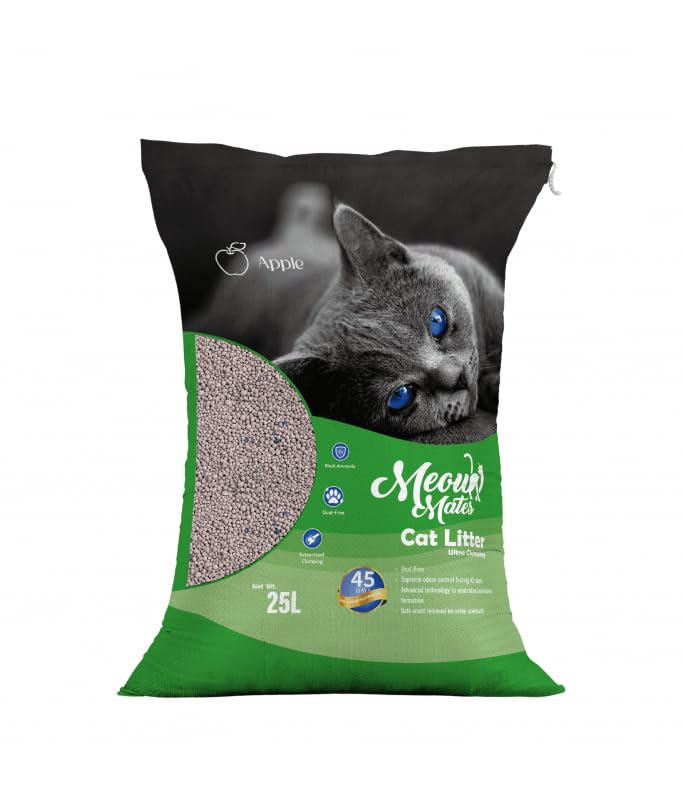 Bentonite Cat Litter Apple Scent 25L 20kg