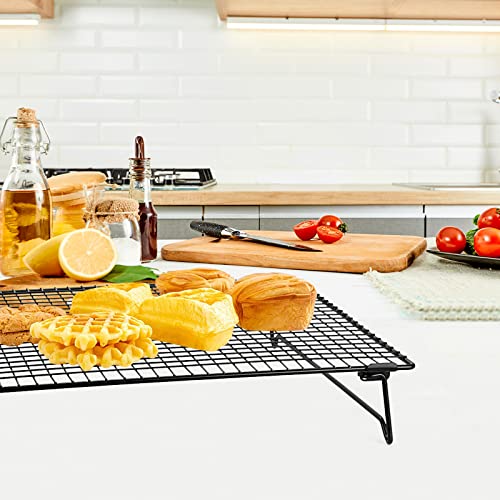 Upgraded Stackable Cooling Rack for Baking,3 Tier Jerky Rack Cooling Racks for Cooking and Baking,Cookie Cooling Rack Baking Racks,Drying Racks,Oven Safe,17”x 11”