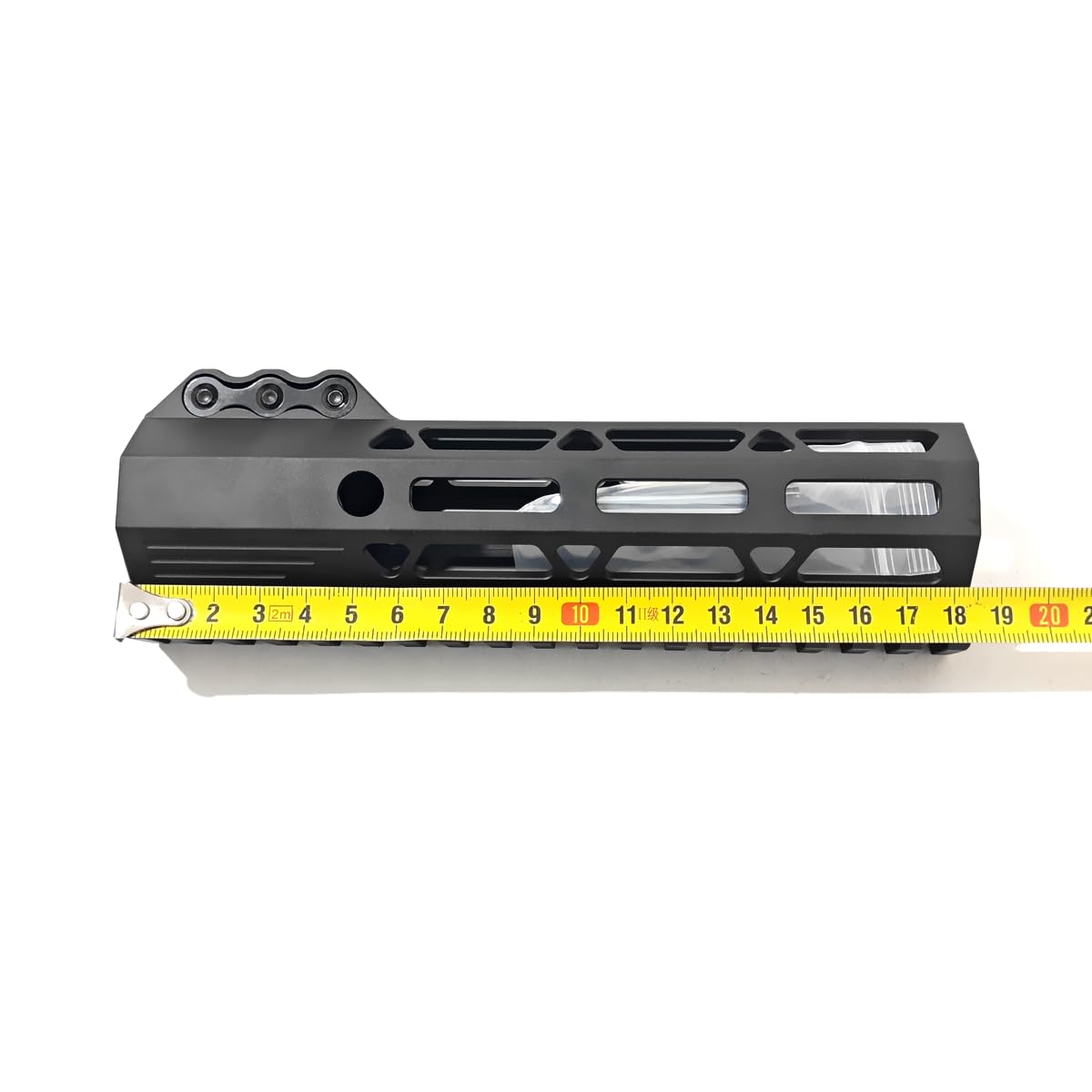 Metal 7 inch 9 inch 10 inch 12 inch 13.5 inch 15 inch AR15 Free Float for M-Lok Compatible Handguard for Hunting Trail Rifle Scope Mount w/Steel Nut (Black-7 inch)