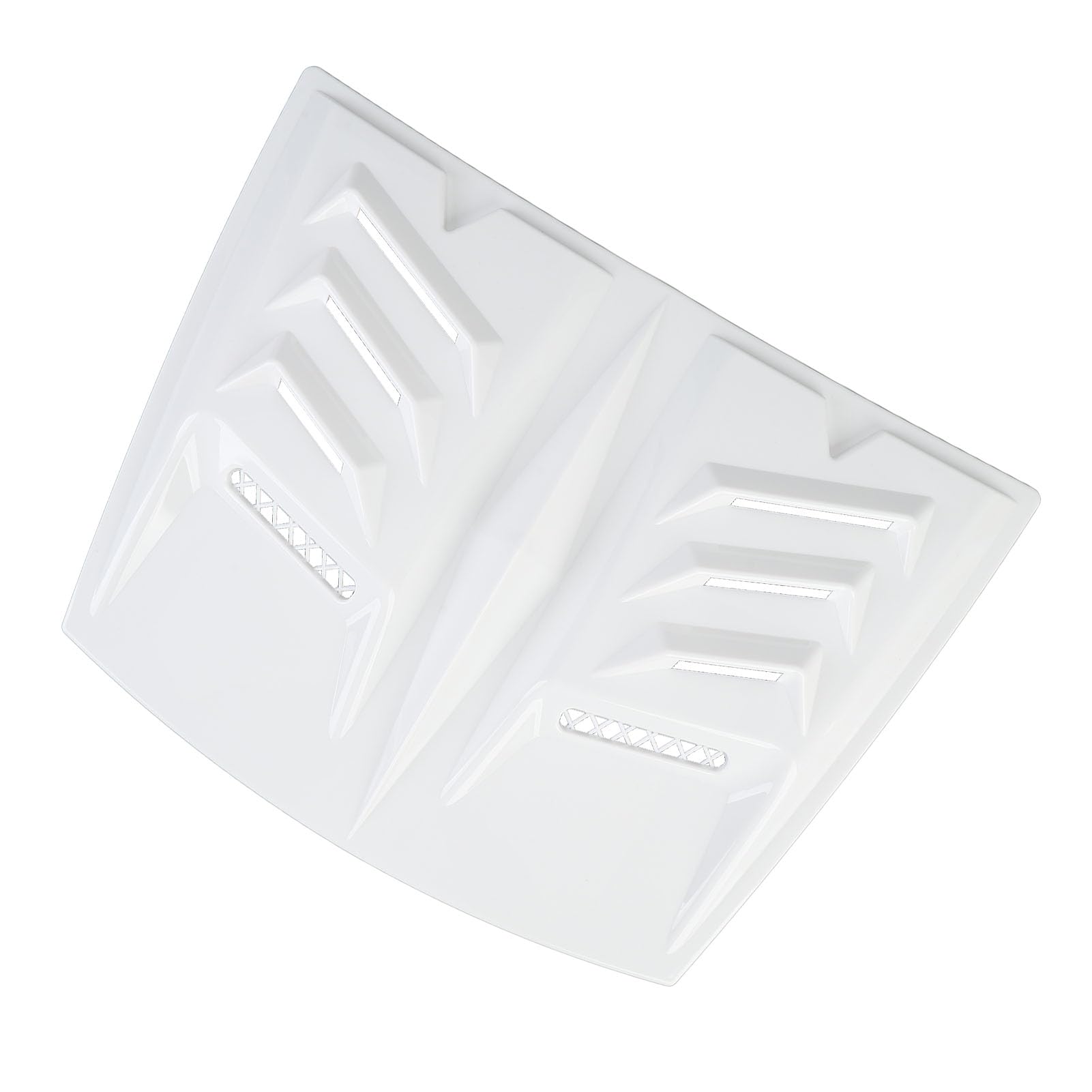 Finitura di Ventilazione del Cofano Motore Universale Bianca, Kit di Sostituzione della Copertura Decorativa per Gli Appassionati di Auto Serie 1 E90 W117
