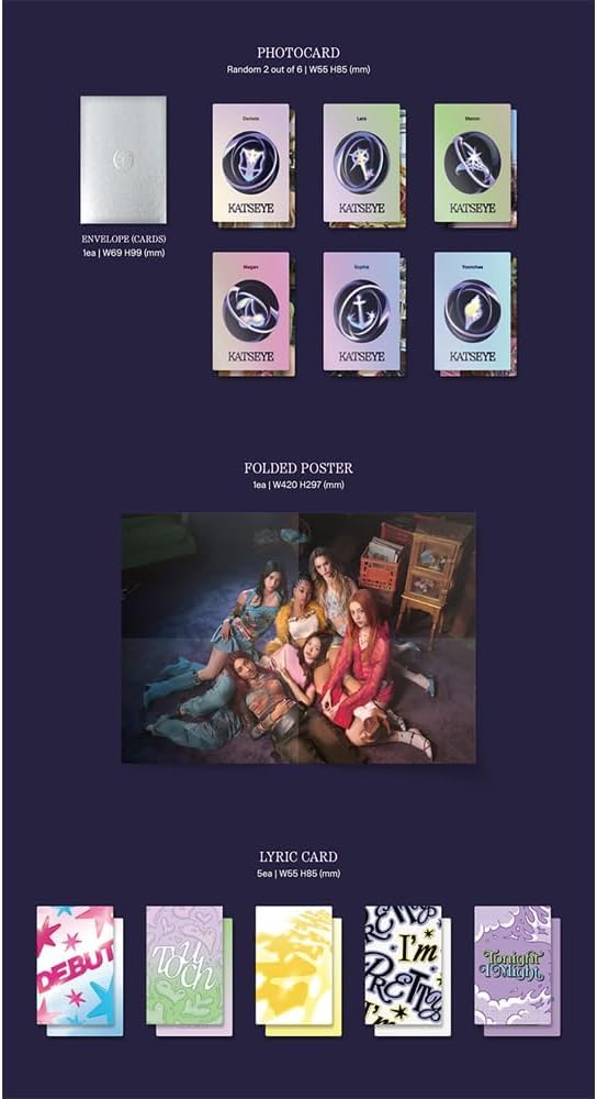 Amazon.com: KATSEYE 1st EP Album SIS SOFT IS STRONG 2 VER SET