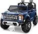 Ford F150 Raptor 24V Maxi Fuoristrada 2 Posti Auto Macchina Elettrica per Bambini Telecomando Luci a Led Bluetooth Ammortizzatori Carico Massimo 60 Kg Blu immagine