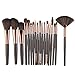 Produktbild TTLOVE Neue 18 StüCk Make-Up-Pinsel-Set Werkzeuge Make-Up-Toilettenartikel-Kit Schminkpinsel Kosmetikpinsel Set Augenpinsel Pinselset Kosmetik Lidschattenpinsel (Schwarz)
