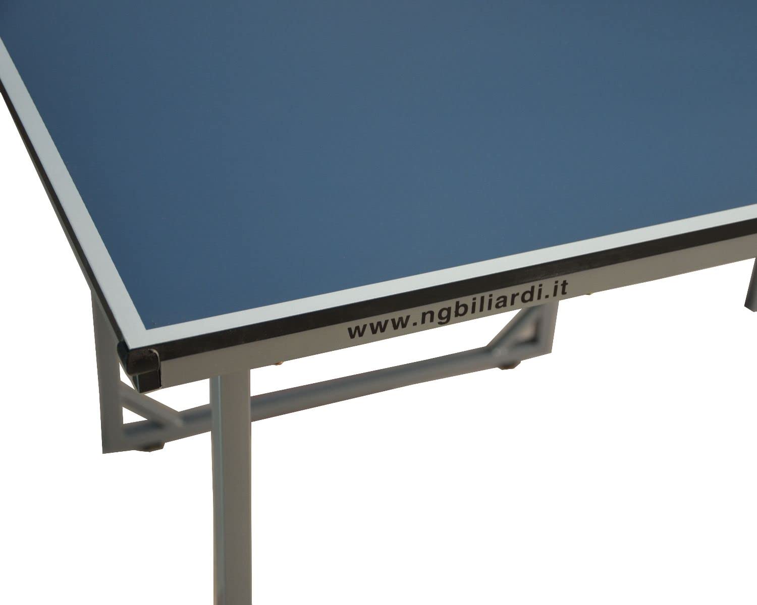 NG Biliardi Tavolo da Ping Pong Drop Pieghevole 168 cm (Blu) 168x84x76 cm