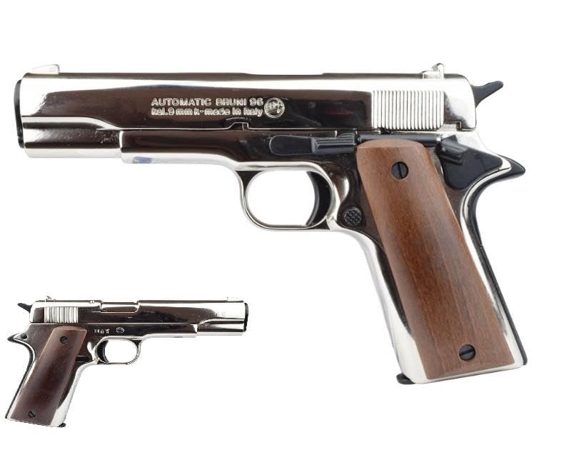 Pistola a salve Automatic 1911 cal 9 pak cromo