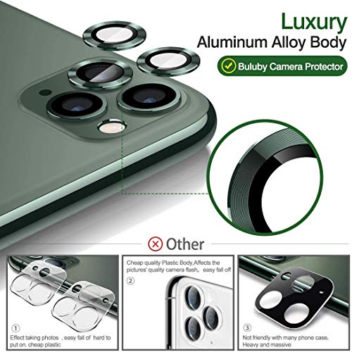 Image of Compatible for I Phone 13 pro Camera Lens ring camera Protector Camera lens ring protector for i phone 13 pro max (GREEN)
