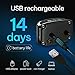 DogRook Rechargeable Dog Bark Collar - No Shock Dog Training Smart Collar - Beep & Vibration Stop Barking Dog Devices - No Bark Collar - Martingale Collars for Large Dog, Medium & Small - 12-110 lbs