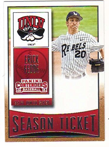 2015 Panini Contenders Season Ticket #40 Erick Fedde UNLV Rebels