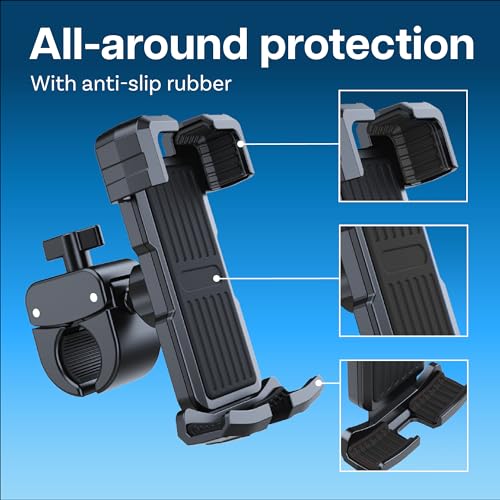 Support téléphone vélo réglable pour sécuriser votre smartphone sur guidon - 5