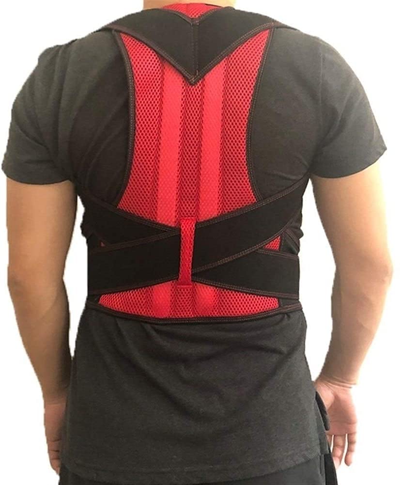 Corrector de postura para hombres y mujeres, soporte para la espalda, soporte de clavícula, detiene el encorvamiento y la joroba, herramientas de entrenamiento de espalda ajustables