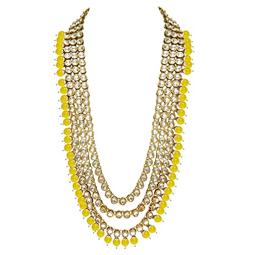 Image of Peora Ethnic Traditional Kundan Bridal Jewelry Set Gift for Women