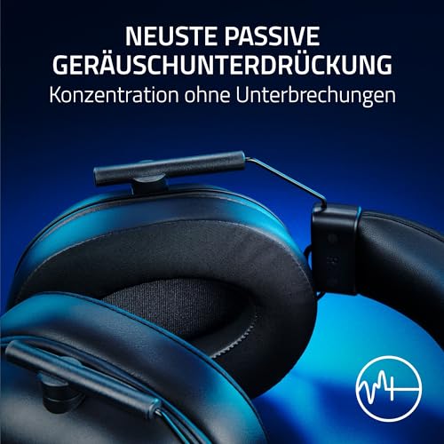 Razer Blackshark V2 X (Playstation) - Kabelgebundenes E-Sport Headset für Playstation Konsole (250g, Nierenmikrofon, 50mm Treiber, Passive Geräuschunterdrückung, 3,5mm Anschluss) Schwarz – Bild 5