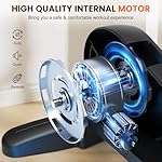 Mini Under Desk Exercise Bike Pedal Exerciser, Motorized Setting Bike Pedal Exerciser Leg/Arm Cycle for Senior, Physical Therapy, with 12 Adjustable Speed, LCD Display, Remote Control - Image 2