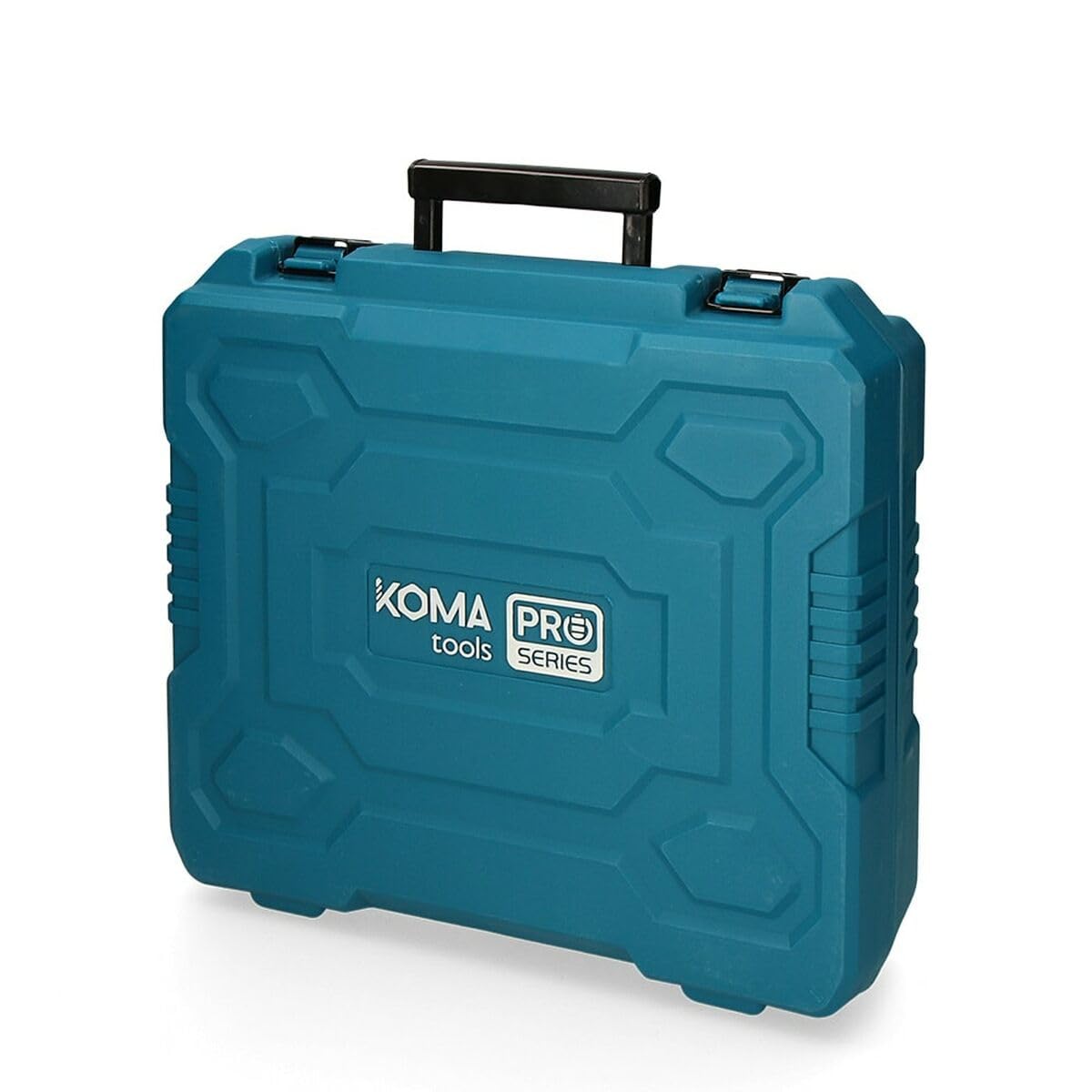 KOMA TOOLS 08750 zestaw wierteł udarowych, 20 V i ładowarka, różne kolory, 34,5 x 30,5 x 10,3 cm