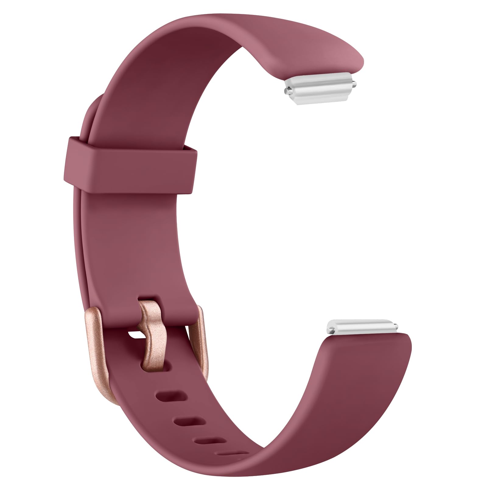Tobfit Watch Strap Compatible with Inspire 2 (Watch Not Included), Removable Soft Belts for Fitbit Inspire 2 Wristband, Smartwatch Band for Men & Women (Burgundy Red)-picture-15